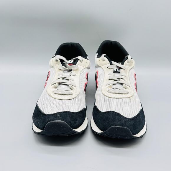 New Balance Shoes Men 10 White Black Red 515 Retro Mesh Running Athletic Sneaker - Picture 3 of 12